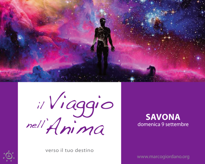 <b>IL VIAGGIO NELL'ANIMA</b> domenica 9 settembre <b>SAVONA