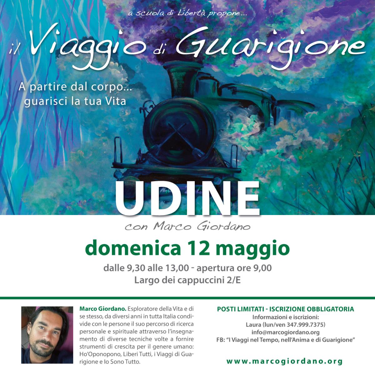 <b>IL VIAGGIO DI GUARIGIONE</b> domenica 12 maggio <b>UDINE