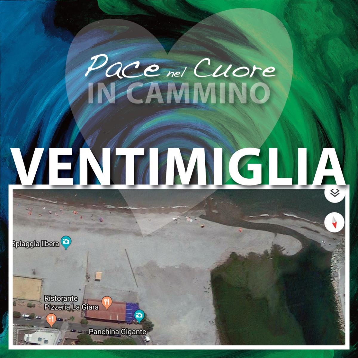 <b>PACE NEL CUORE IN CAMMINO</b> 28-29 agosto <b>PRIMO GIORNO. VENTIMIGLIA