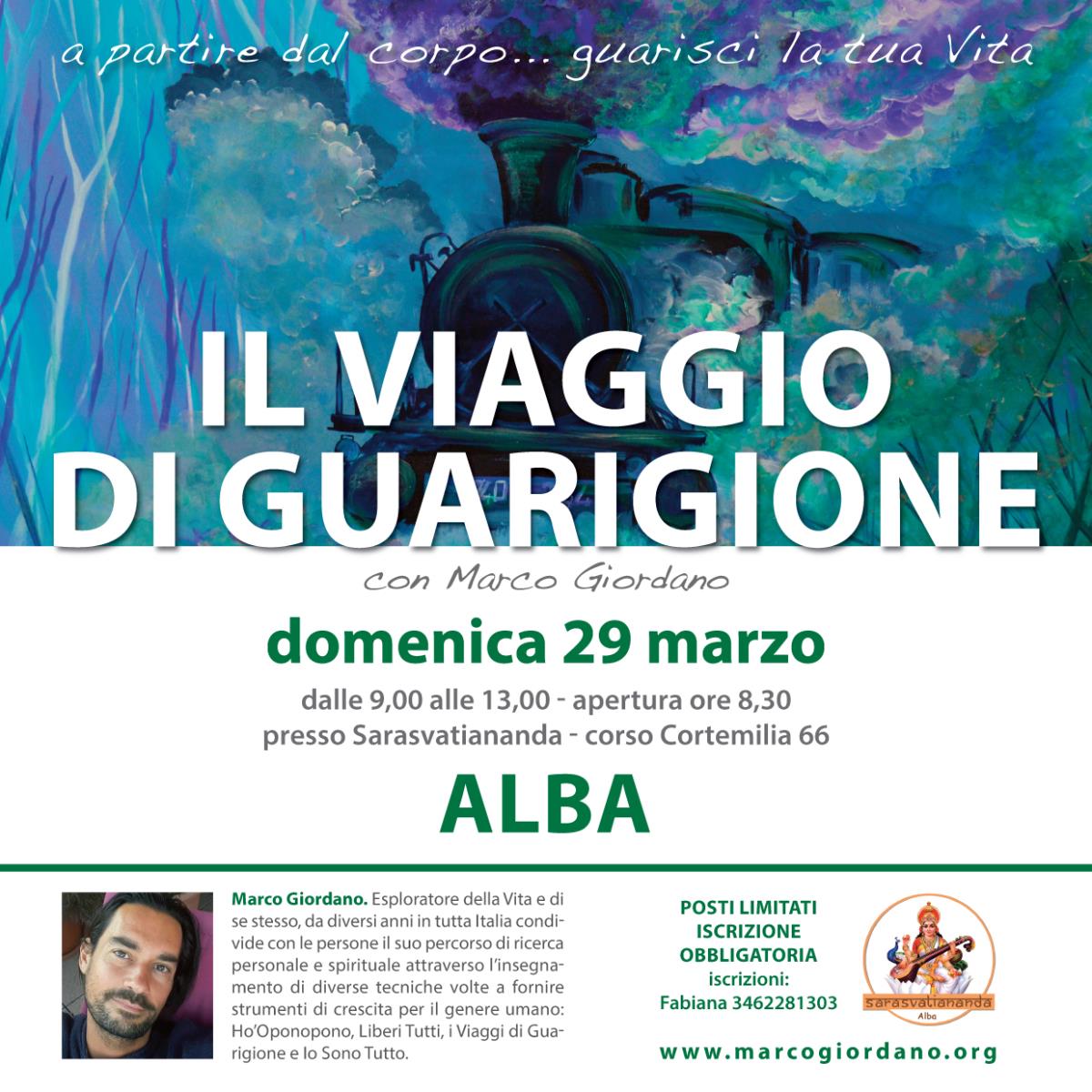 <b>IL VIAGGIO DI GUARIGIONE</b> domenica 29 marzo <b>ALBA (CN)