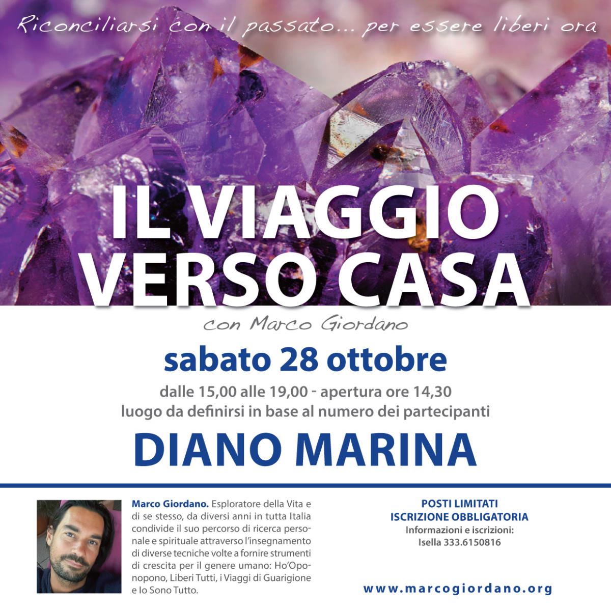 <b>IL VIAGGIO VERSO CASA</b> domenica 9 ottobre <b>DRONERO (Cuneo)