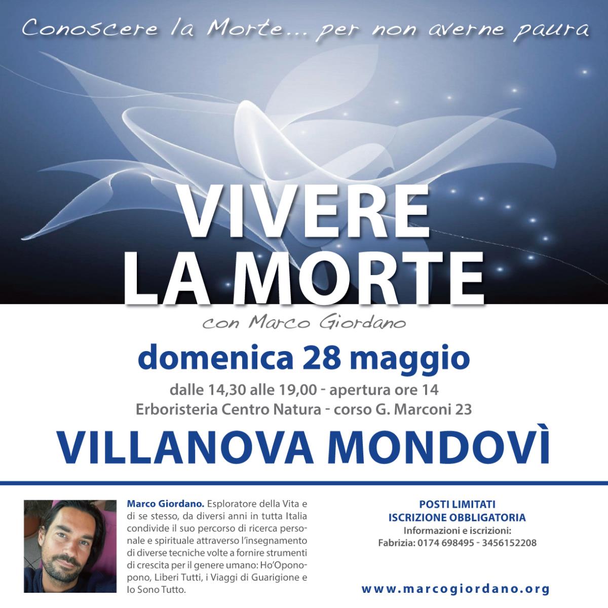 <b>VIVERE LA MORTE</b> domenica 28 maggio <b>VILLANOVA MONDOVI (Cuneo)