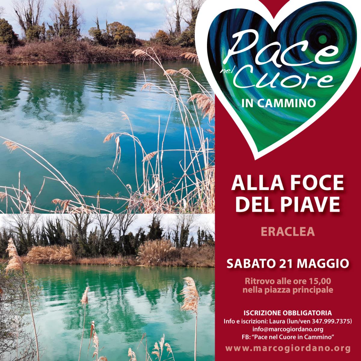 <b>ALLA FOCE DEL PIAVE</b> sabato 21 maggio <b>ERACLEA (Venezia)
