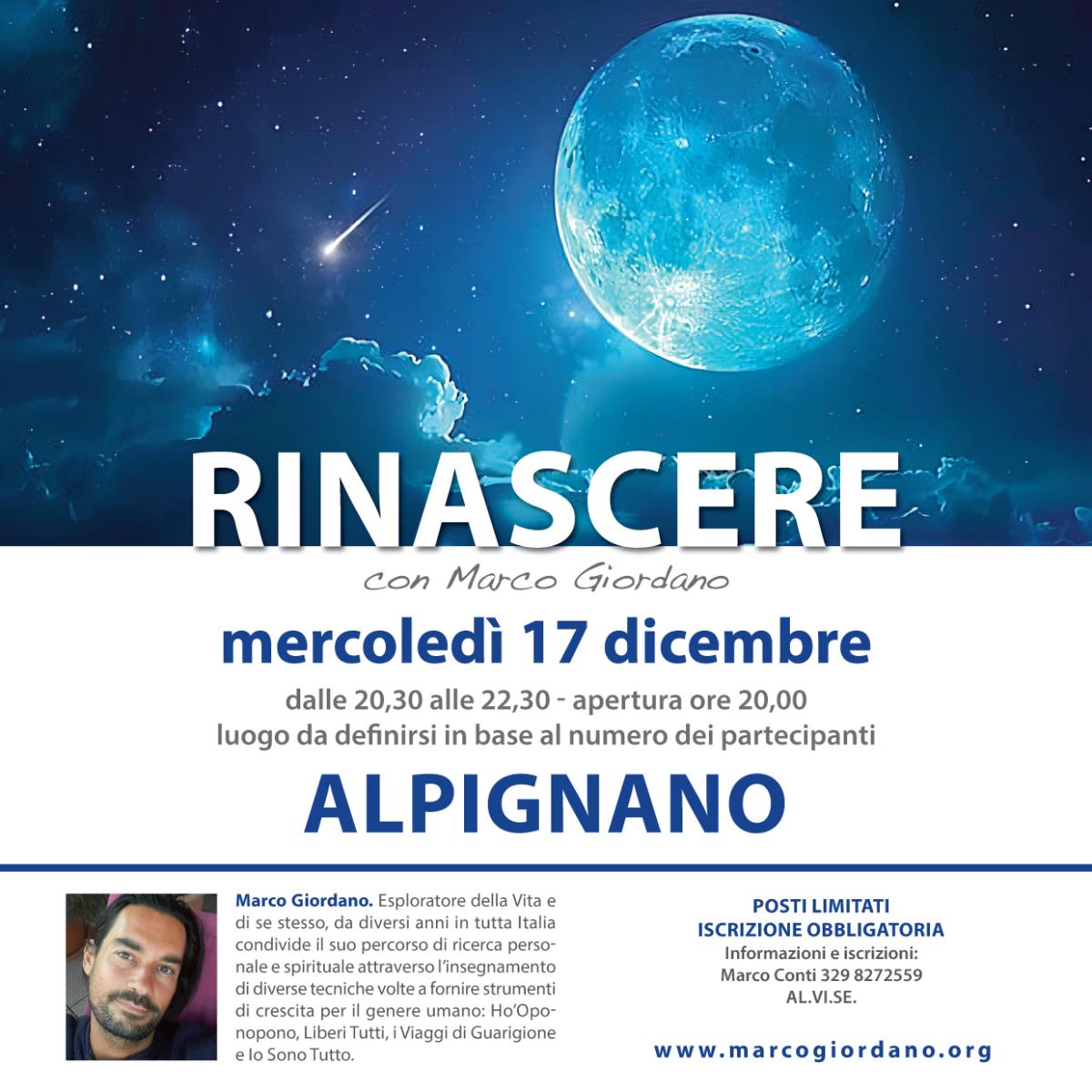<b>RINASCERE - IL VIAGGIO DI NATALE</b> mercoled 17 dicembre <b>ALPIGNANO (Torino)