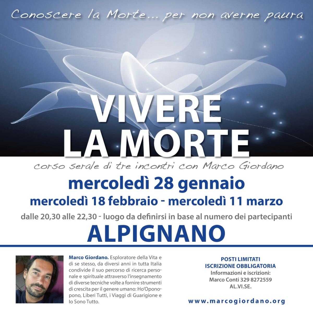 <b>VIVERE LA MORTE</b> corso serale <b>ALPIGNANO (Torino)