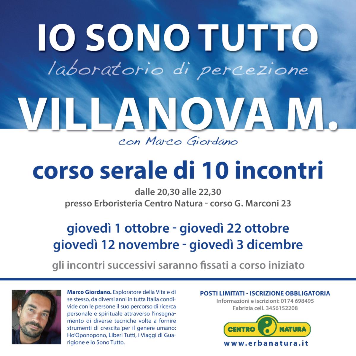 <b>IO SONO TUTTO </b>corso serale <b>VILLANOVA MONDOVI (Cuneo)