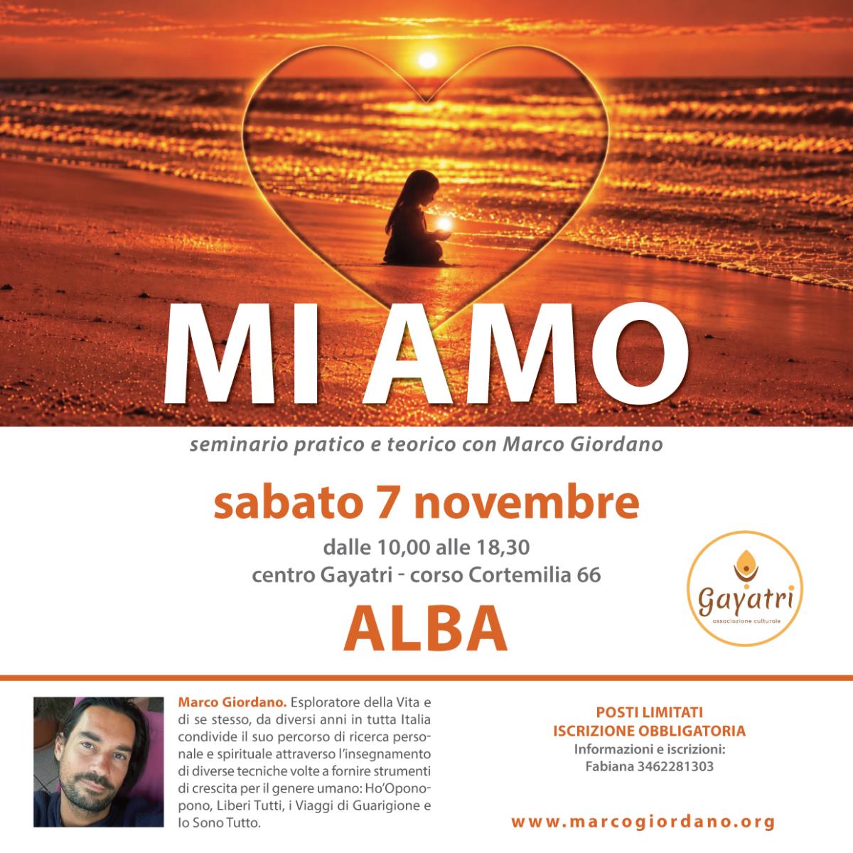 <b>MI AMO seminario</b> sabato 7 novembre <b>ALBA (Cuneo)