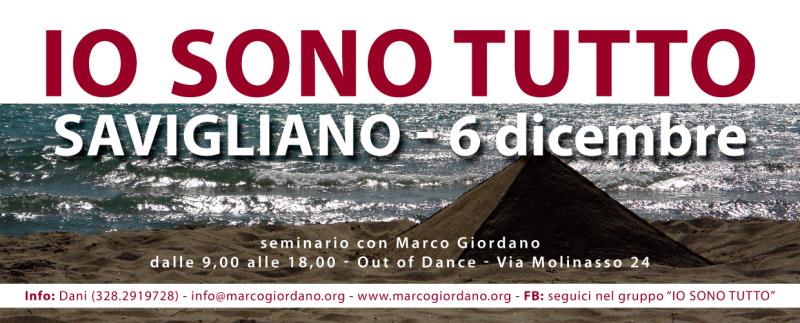 IO SONO TUTTO a Savigliano