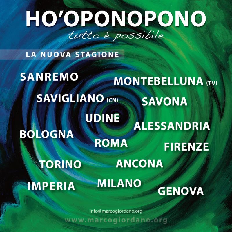 HO'OPONOPONO la prossima stagione