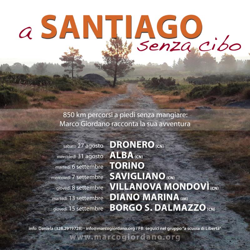 A Santiago senza cibo