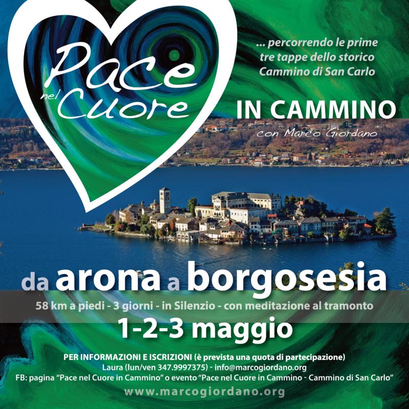 PACE NEL CUORE IN CAMMINO - da Arona a Borgosesia